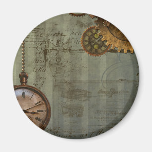 Imán Máquina de tiempo Steampunk