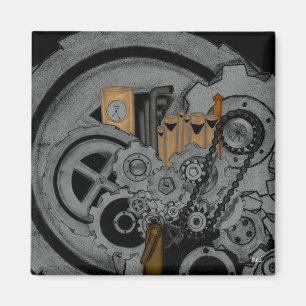 Imán Maquinaria de Steampunk