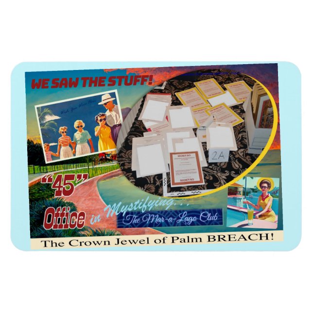 Imán Mar-a-Lago TOP SECRET Magnet (Horizontal)