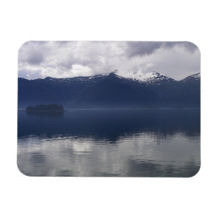 Imán Mar de Alaska brumoso en tonos azules