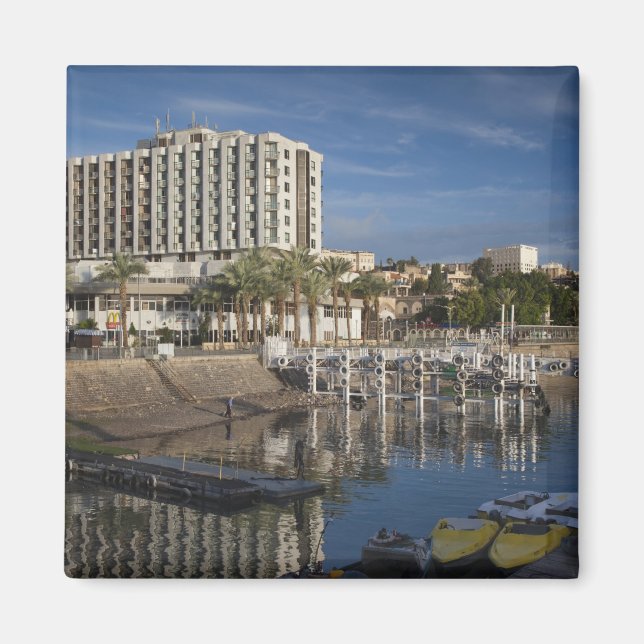 Imán Mar de Galilea-Lago Tiberias frente al mar, amanec (Frente)