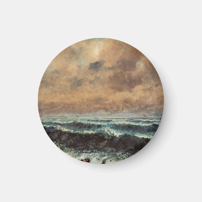 Imán Mar de Otoño – Gustave Courbet (Frente)