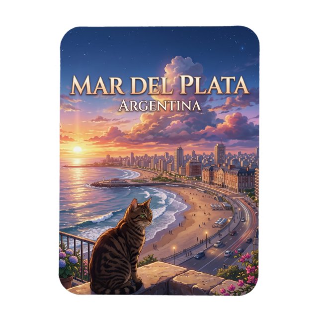 Imán Mar del Plata Argentina (Vertical)