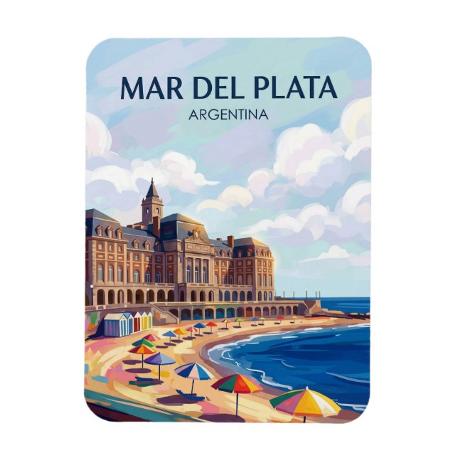 Imán Mar del Plata Argentina (Vertical)