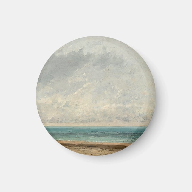 Imán Mar en calma – Gustave Courbet (Frente)