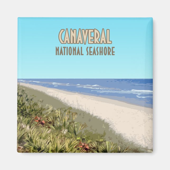 Imán Mar Nacional Canaveral Florida (Frente)