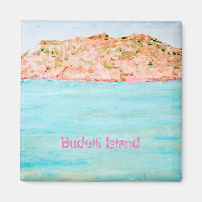 Imán Mar Turquoise Budelli (Frente)