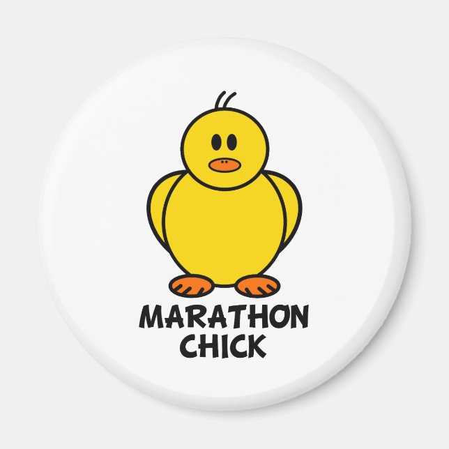 Imán Marathon Chick (Frente)