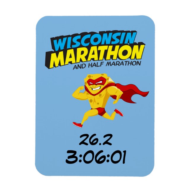 Imán Maratón de Wisconsin (Vertical)