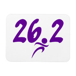 Imán Maratón morado 26,2