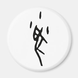 Imán Maravillosa rata de zodiaco chino-#001-