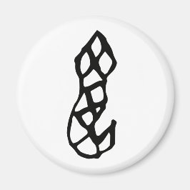 Imán Maravillosa serpiente zodiaca china #001-