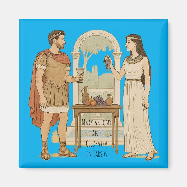 Imán Marc Antony y Cleopatra en Tarsos (Frente)