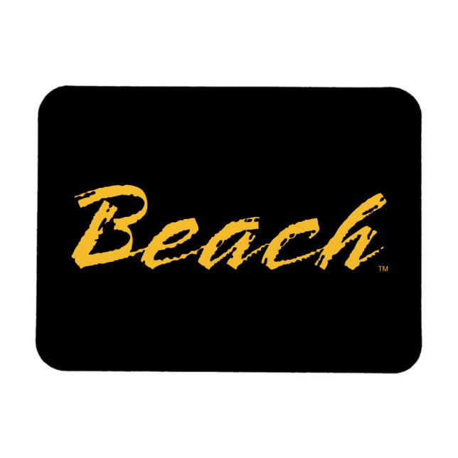 Imán Marca de agua de playa (Horizontal)