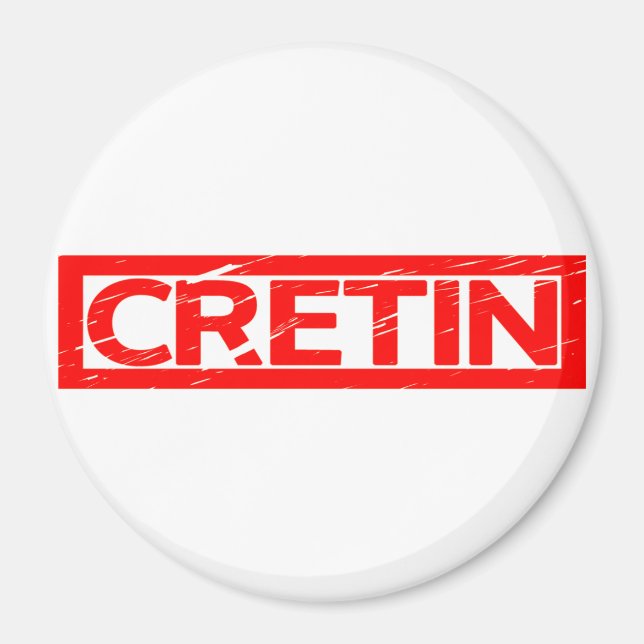Imán Marca de cretina (Frente)