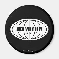 Marca de dimensión C-137 Retro Rick y Morty