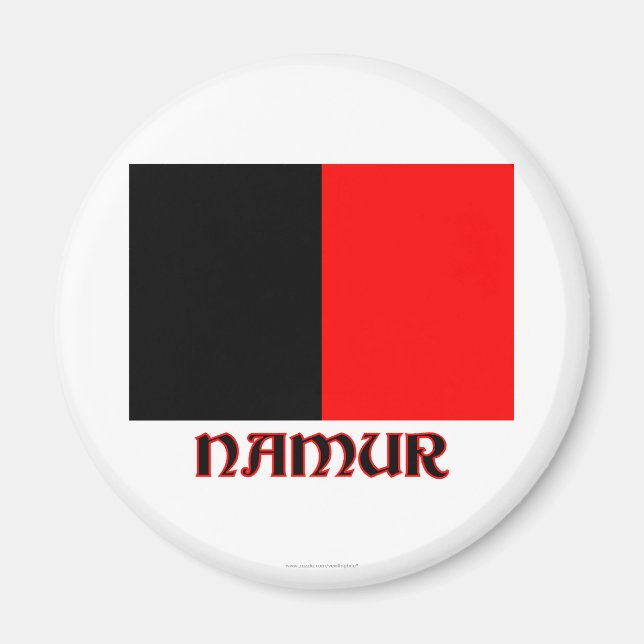 Imán Marca de Namur con nombre (Frente)