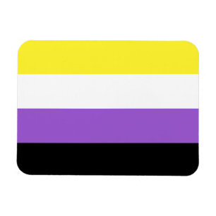 Imán Marca de orgullo no binaria