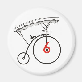 Imán Marca número 6