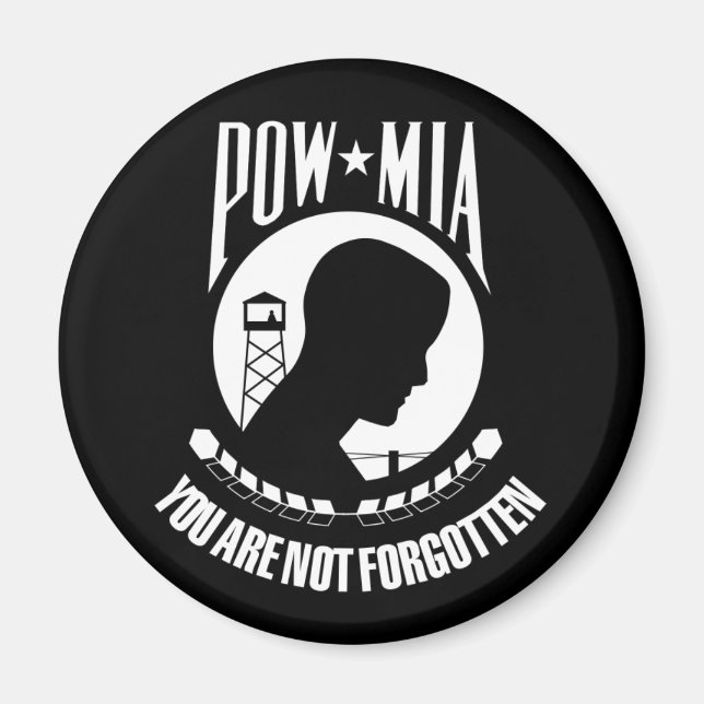 Imán Marca POW*MIA (Frente)