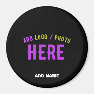 IMÁN MARCA VERIFICADA NEGRA DE PERSONALIZABLE MODERNO E