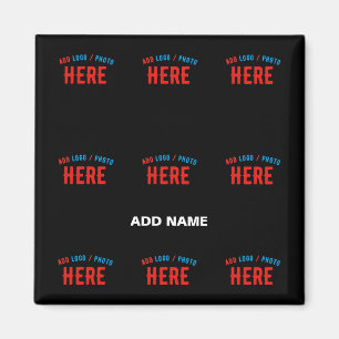 IMÁN MARCA VERIFICADA NEGRA DE PERSONALIZABLE MODERNO E