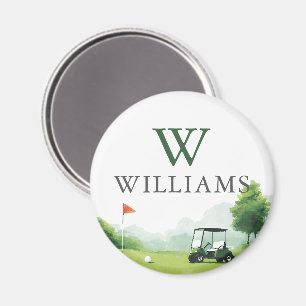 Imán Marcador de Bola de Golf con Nombre Personalizado