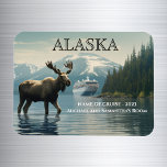 Imán Marcador de cabaña de alaska para crucero<br><div class="desc">Este diseño puede ser personalizado en el área proporcionada cambiando la foto y/o el texto. O puede personalizarse haciendo clic en Personalizar esta plantilla y, a continuación, eligiendo la opción de hacer clic en el personalizar y eliminando o cambiando el color del fondo, agregando texto, cambiando el color o estilo...</div>