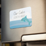 Imán Marcador de delfín marino de la puerta de crucero<br><div class="desc">Este diseño se creó a través del arte digital. Puede ser personalizado en el área de proporcionar o personalizar eligiendo la opción de pulsar para personalizar y cambiando el nombre, las iniciales o las palabras. También puede cambiar el color y estilo del texto o eliminar el texto para un diseño...</div>