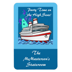 Imán Marcador de la puerta de Stateroom del barco de