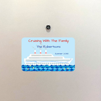 Imán Marcador de la puerta del crucero personalizado