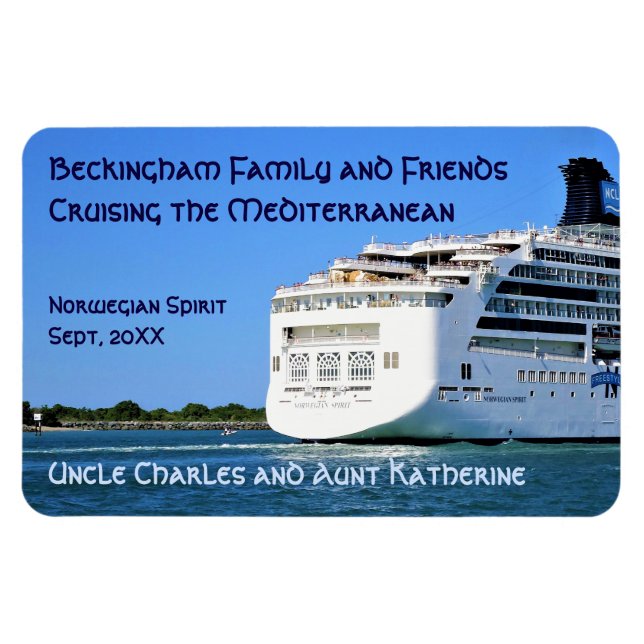 Imán Marcador de la puerta del Personalizado Stern de S (Horizontal)