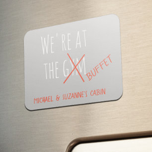 Imán Marcador de puerta de crucero divertido en el buff