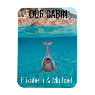 Imán Marcador de puerta de crucero personalizado delfín