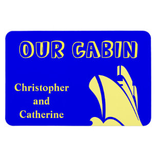 Imán Marcador de puerta de estadio azul de vapor