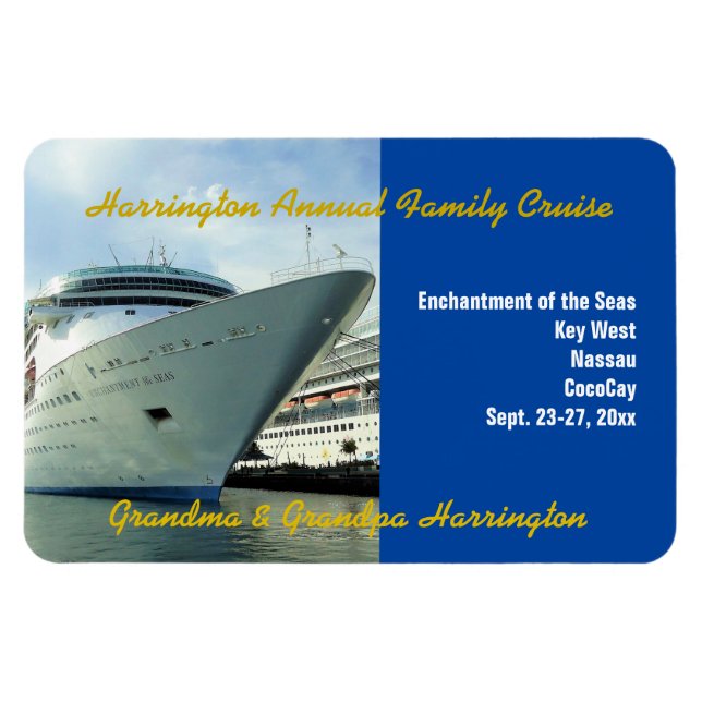 Imán Marcador de puerta de estadio con encanto (Horizontal)