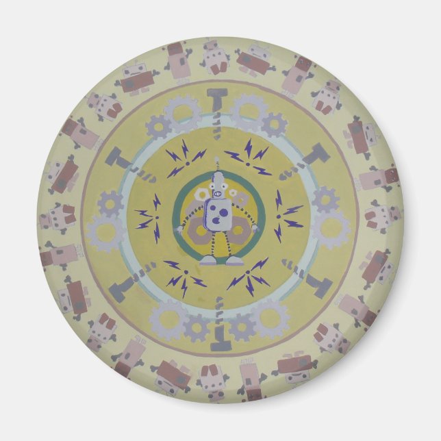 Imán Marcador de Robot (Frente)