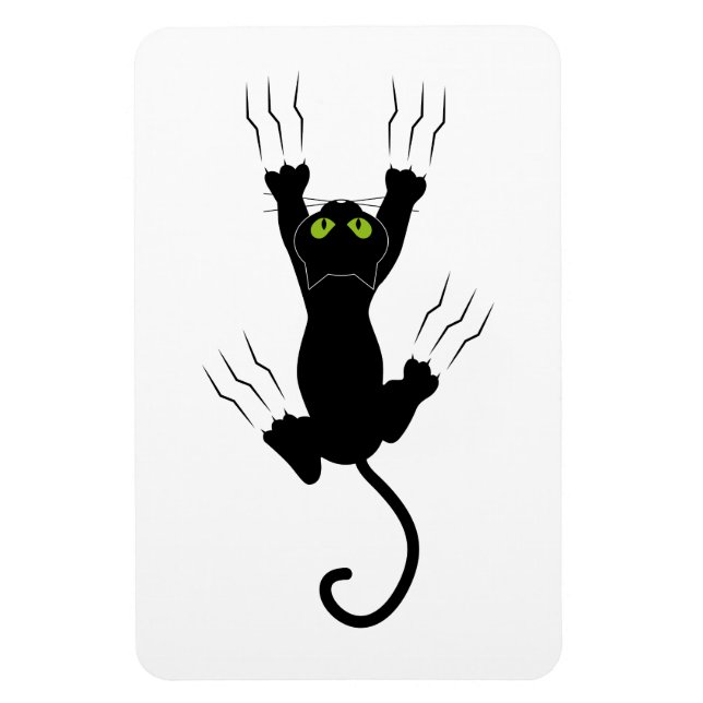 Imán marcas de uñas de gato (Vertical)