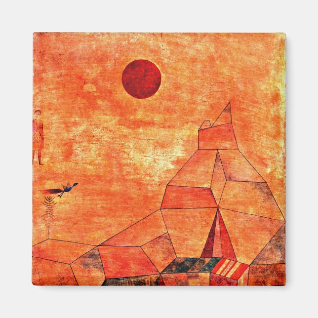 Imán Marchen, popular pintura de Paul Klee (Frente)