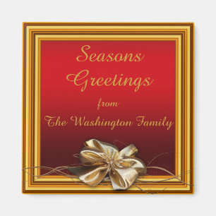 Imán Marco atractivo del oro y falso navidad del arco