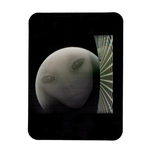 Imán MarCO CubeSat Alien Mars Adiós (Vertical)
