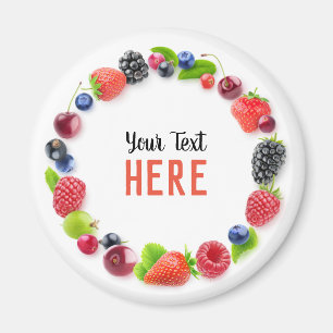 Imán Marco de bayas frescas