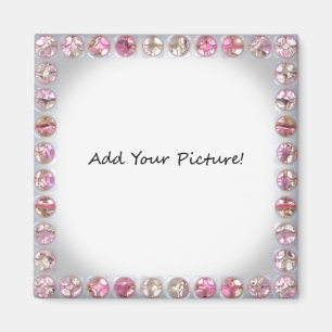 Imán ¡Marco de Bling!  Añada su propio cuadro
