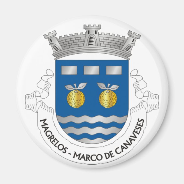 Imán Marco de Canaveses/Magrelos Fridge Magnet (Frente)