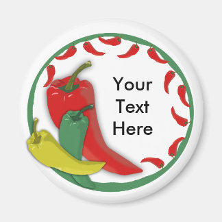 Imán Marco de círculo de grupo de pepino chile3