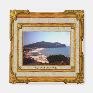Imán Marco de época de la playa de Gaeta