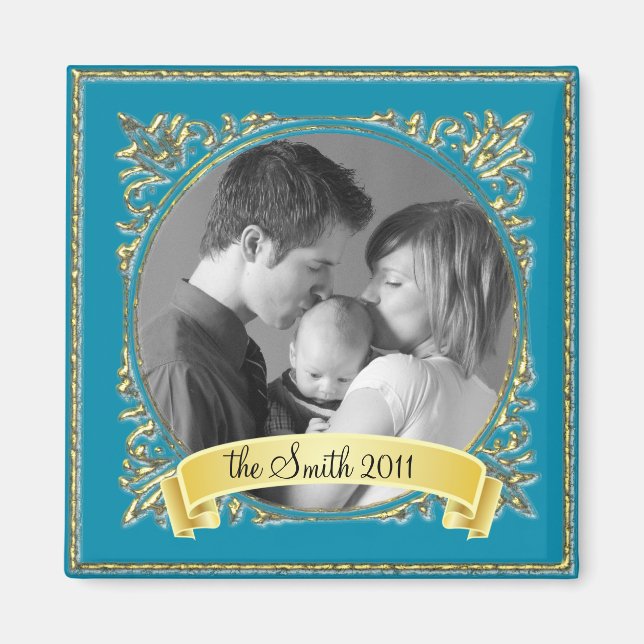 Imán Marco dorado (Frente)