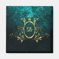 Marco dorado Damask de lujo personalizado