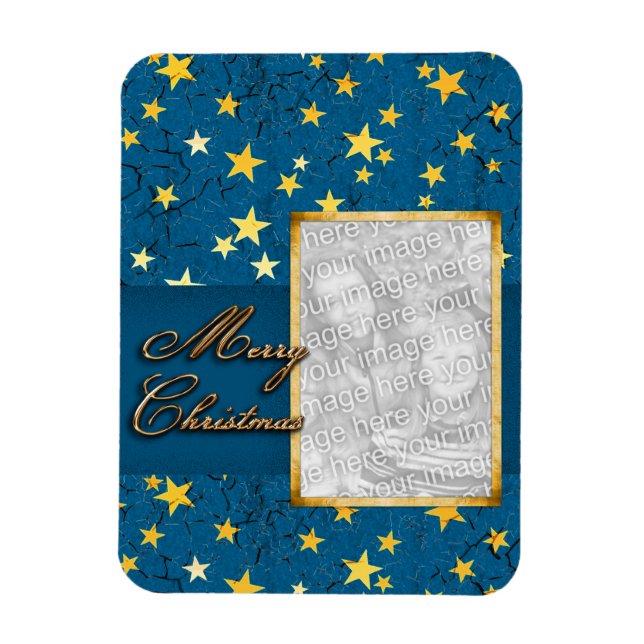 Imán Marco fotográfico de Navidades de personalizable (Vertical)