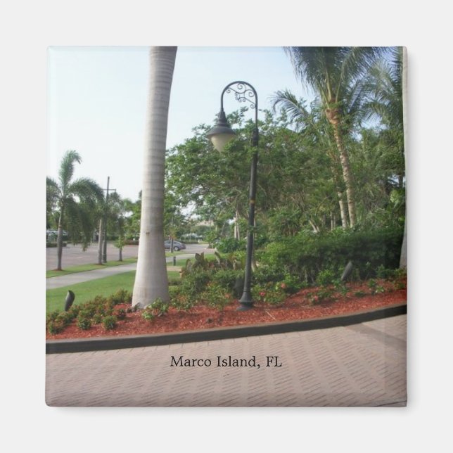 Imán "Marco Island, FL" (Frente)